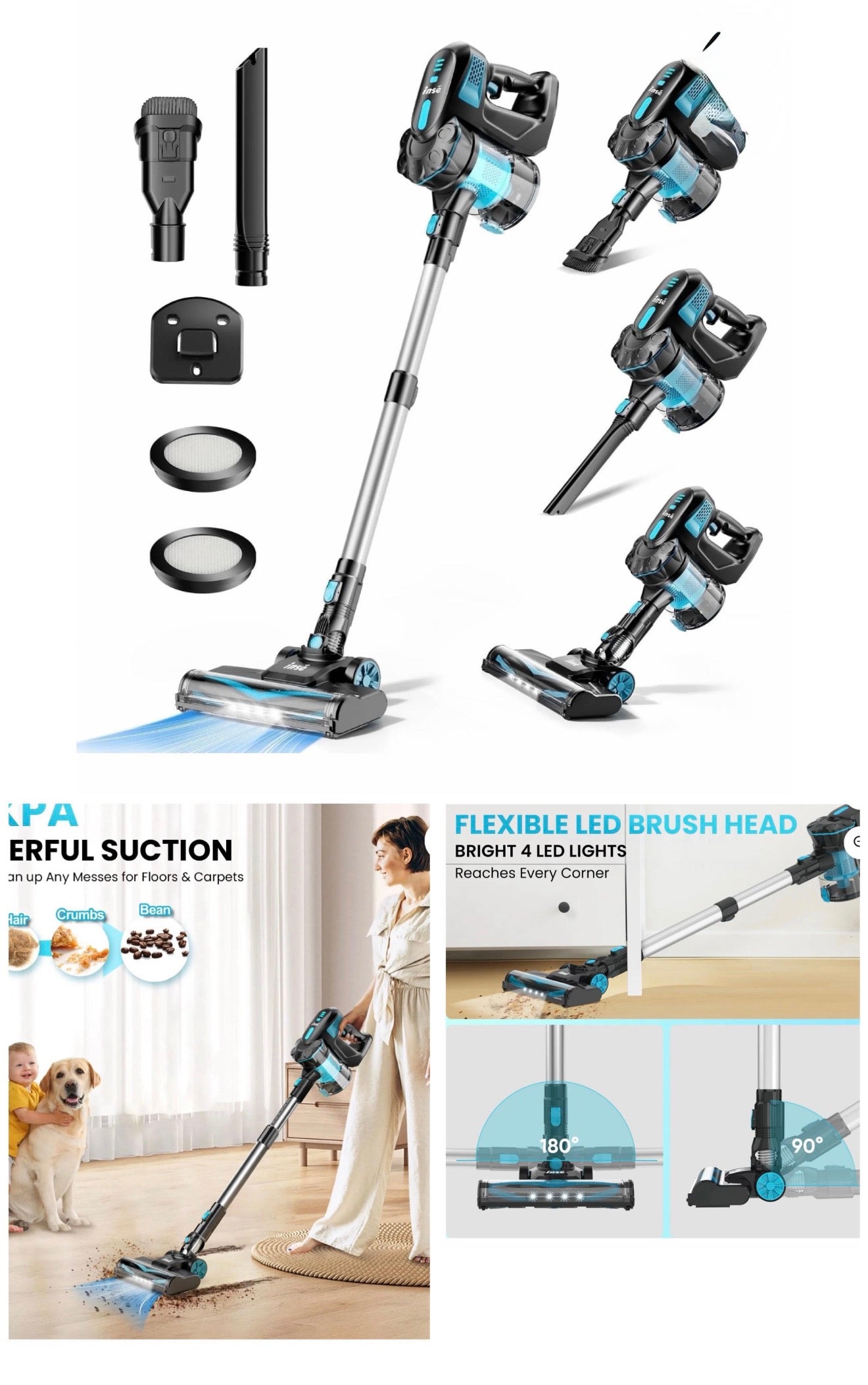 Aspiradora Inalámbrica INSE V770